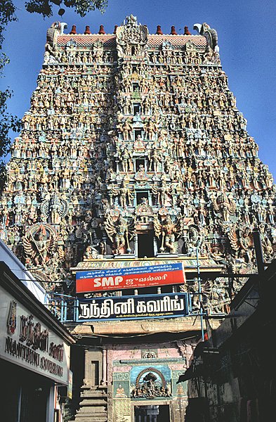 Gopura wityni Shree Meenakshi w Madurai