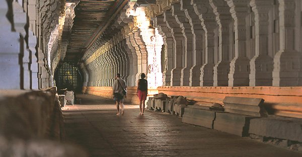 Wntrze wityni Ramanathaswamy w Rameswaram