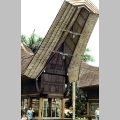 Dom z Celebes Poudniowego (Toraja) - skansen Taman Mini Indonesia (Dakarta)