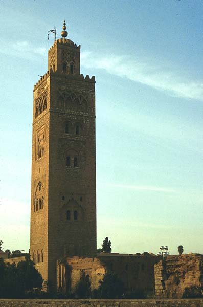 Minaret Kotoubia w Marrakeszu