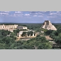 Uxmal - widok oglny miasta Majw