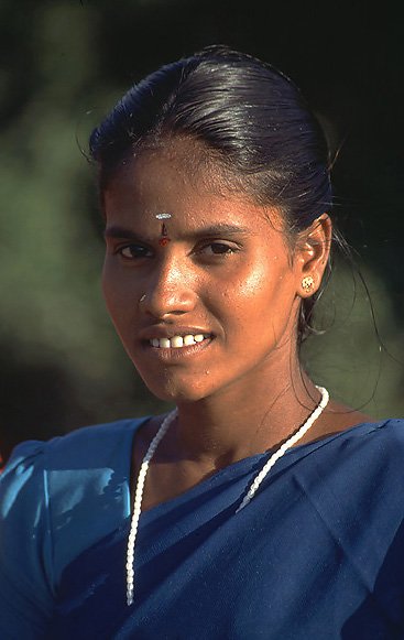 Dziewczyna z Mahabalipuram
