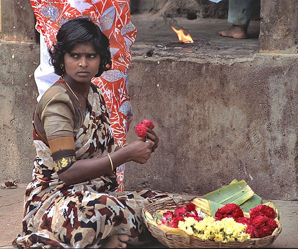 Kwiaciarka z Tanjore