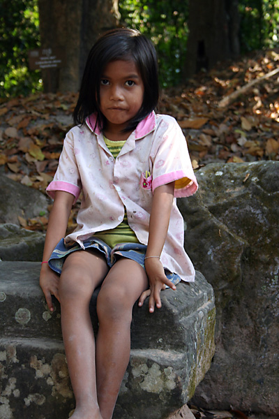Khmerska dziewczynka
