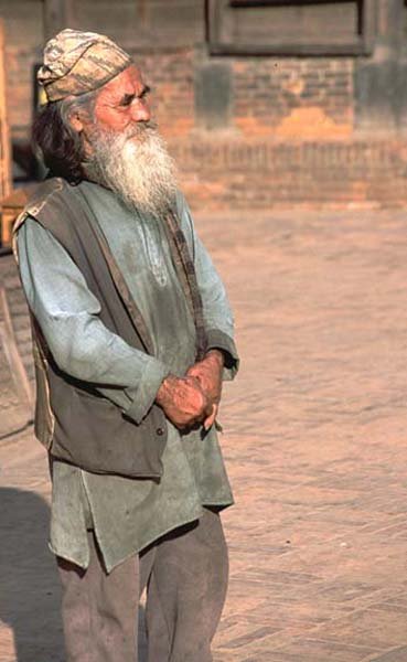 Starzec z Bhadgaonu
