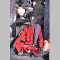 Medytujcy sadhu w wityni Pashupatinath