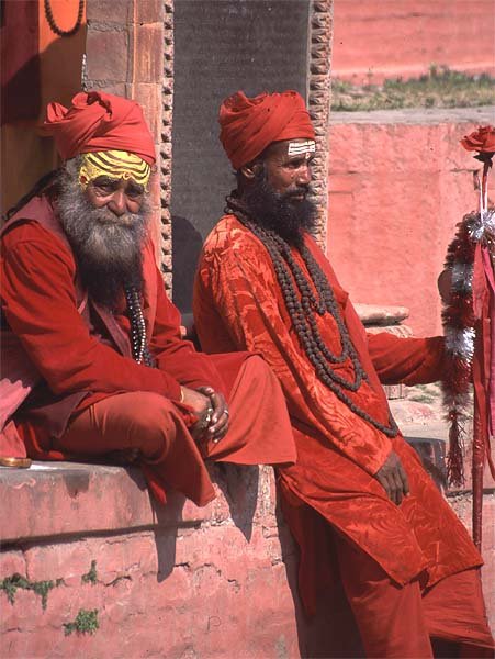 Sadhu na Durbar Square w Kathmandu