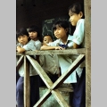 Uczniowie z wioski w pobliu Chiang Mai