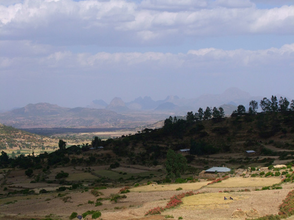Krajobraz okolic Aksum