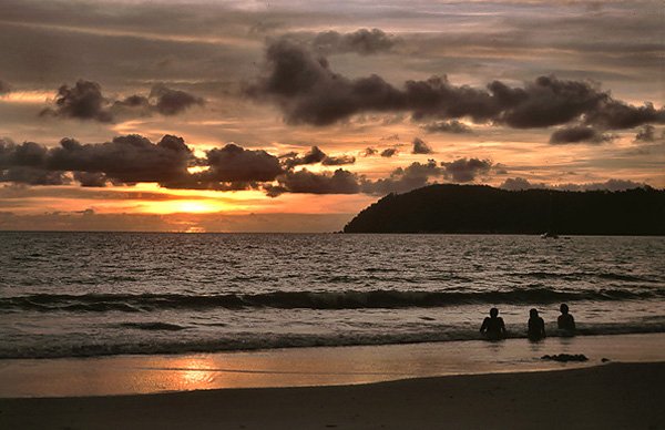 Zachd soca na wyspie Langkawi