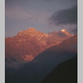 Pasmo Langtang Himal po zachodzie s�o�ca