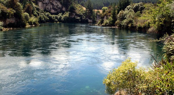 Rzeka Waikato w pobliu Taupo