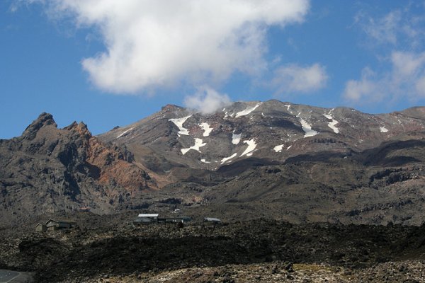 Fragment wulkanicznego Parku Narodowego Tongariro