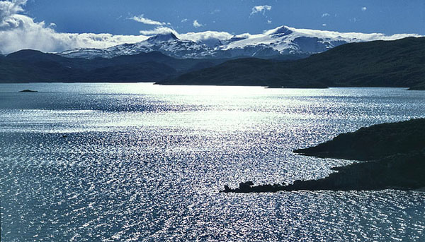 Park Torres del Paine pnym popoudniem