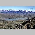 Widok na zejciu z Mirador del Paine