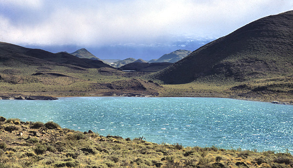 Mae jeziorko w parku Torres del Paine